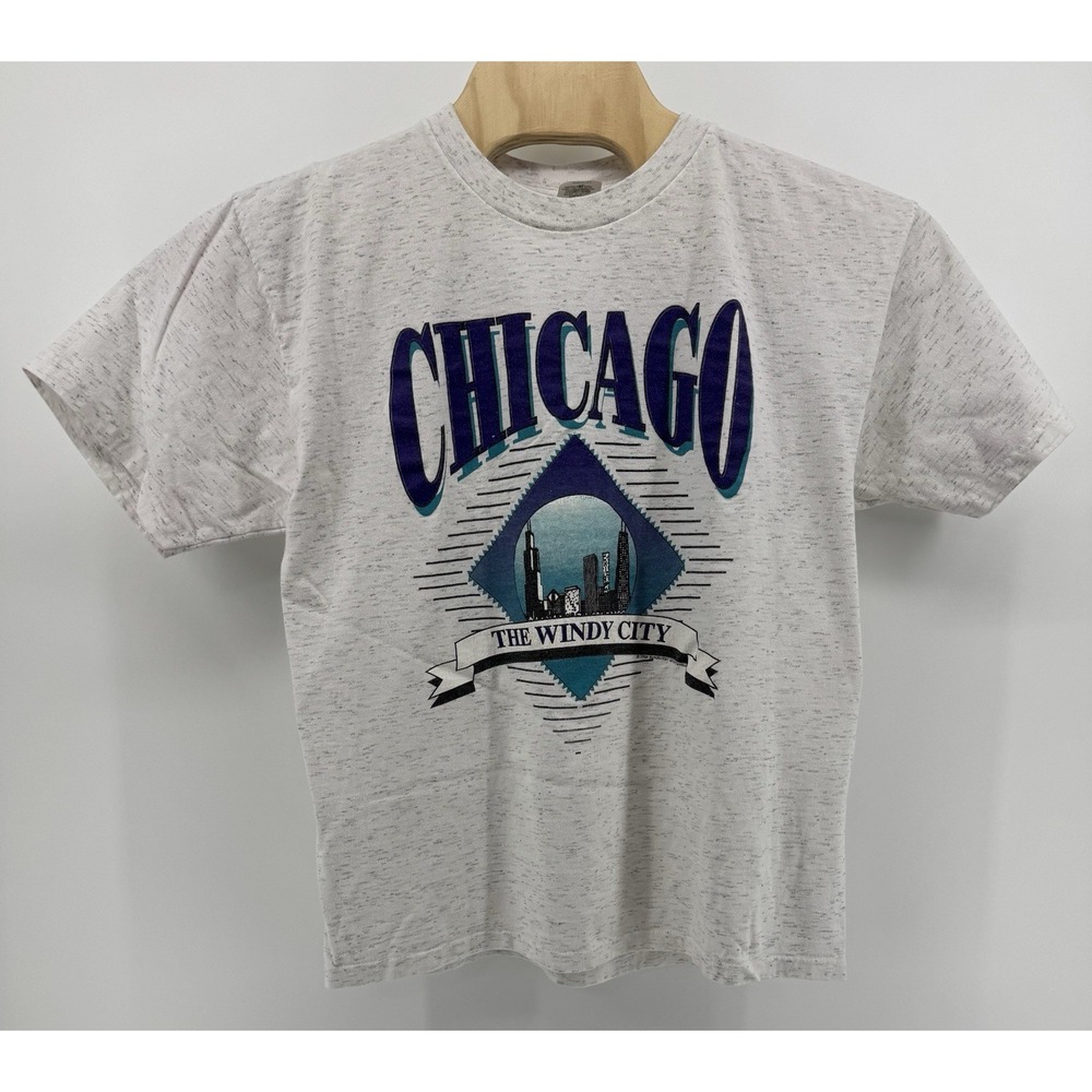 Vintage 1994 Belton Chicago The Windy City T-Shirt Size XL Single Stitch USA